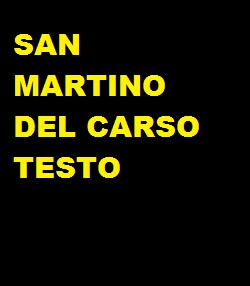 SAN MARTINO DEL CARSO TESTO